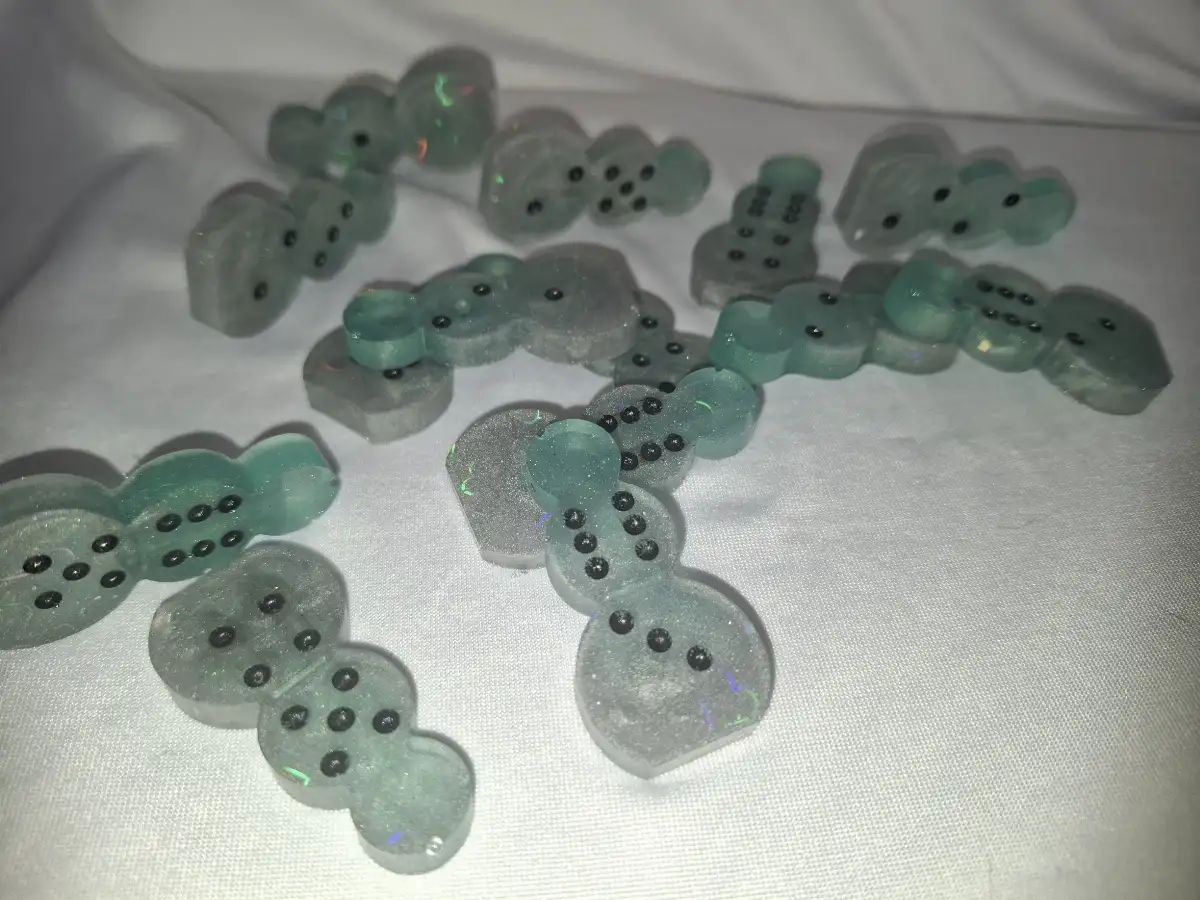 Dominos bonhomme de neige