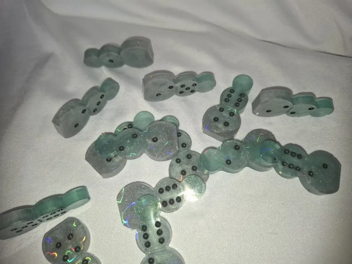 Dominos bonhomme de neige